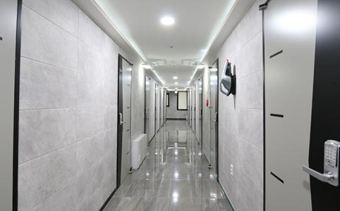 스프링클러, 소화기, 화재감지기, CCTV